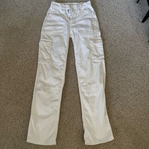 PACSUN Off White Cargo Skate Pant - Size 23